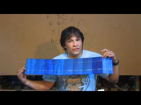 less than $1 a watt DIY MAKE YOUR OWN SOLAR PANEL (PART 1)