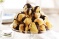 Salted caramel & chocolate profiteroles