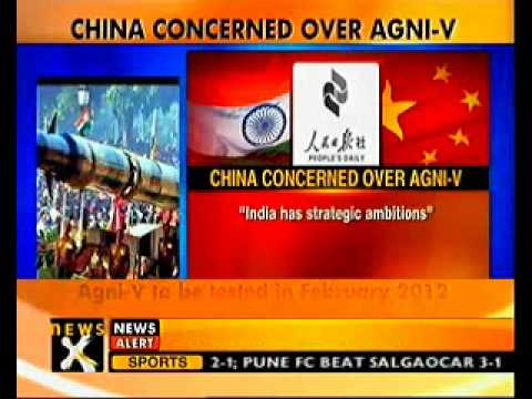 China worried about India's Agni V missile