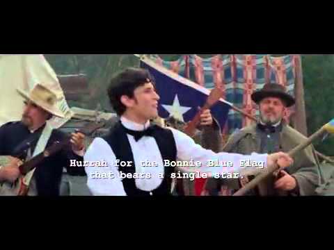 The Bonnie Blue Flag - with lyrics - popular Civil War song from the movie:  Gods and Generals - HQ