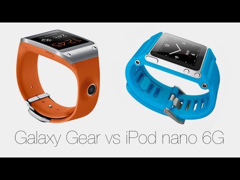 Galaxy Gear vs iPod nano 6G - какие 