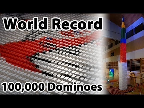 100,000 Dominoes (Guinness World Record - Tallest Domino Structure)