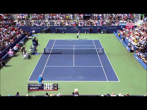 Mikhail Youzhny Vs Lleyton Hewitt US Open 2013 4th Round Highlights FULL HD