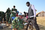 Tens of thousands of residents have sought refuge in Juba at the United Nations Mission in South Sudan's (UNMISS) facilities due to the recent outbreaks of violence across the country. 19 December, 2013.