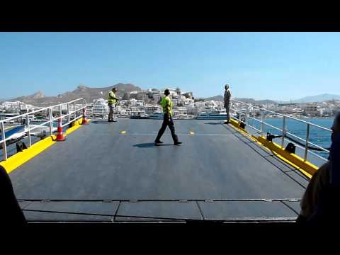 Arriving in Naxos by Blue Star ferry