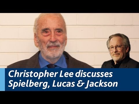 Christopher Lee discusses working with Spielberg, Scorcese, Peter Jackson and George Lucas