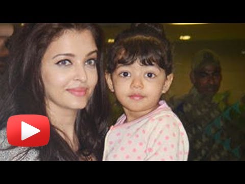 Aishwarya Rai And Baby Aaradhya Bachchan Return From Dubai - SPOTTED