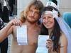 Nude bride and groom charged