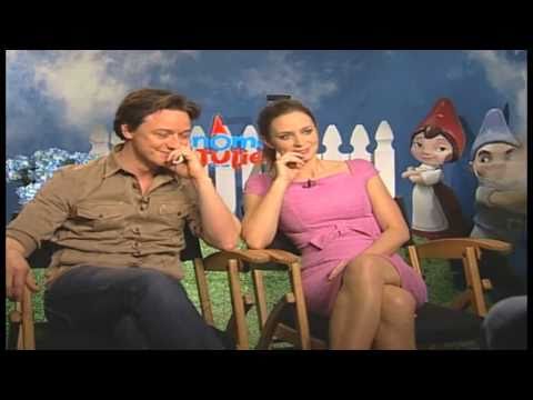 Emily Blunt and James McAvoy interview - GNOMEO AND JULIET