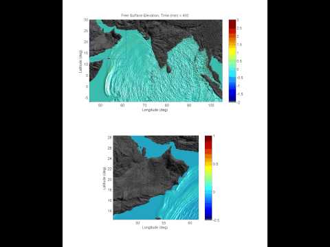 2004 COMCOT simulation of waves in Indian Ocean Basin