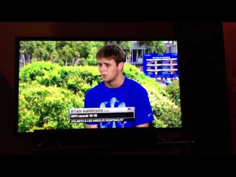 Ryan Harrison interview with Chris Fowler - 2012 Australian