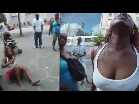 You Betta Back It Up! - C'mon Black People! - Ghetto Mom Tased By Security Guard