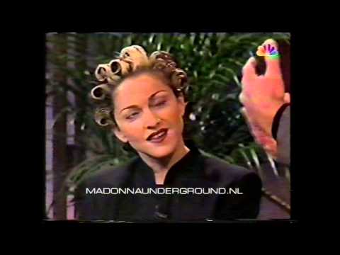 Madonna on Jay Leno 1994 US TV interview