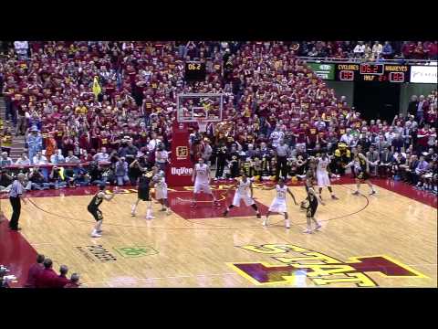 Final Seconds: Iowa at Iowa State Men's Basketball 2013