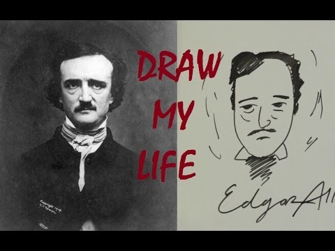 Socially Awkward Edgar Allan Poe: DRAW MY LIFE [Ep. 9]