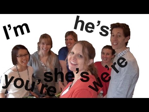 TO BE Contractions -- American English Pronunciation