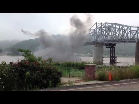 Madison Indiana Ohio River Bridge Explosion