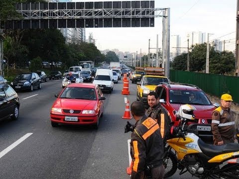 Homenagem aos agentes de trânsito da CET SP