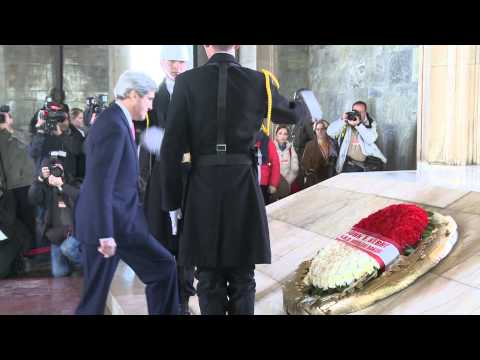 U.S. Secretary of State Kerry at Anıtkabir