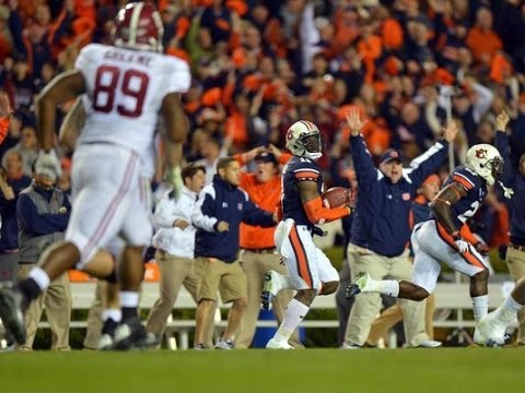 Auburn Beats Alabama.   Everyone Goes Nuts.