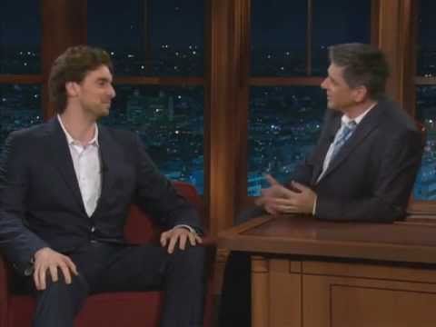 Pau Gasol on Late Late Show - CBS