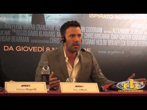 Argo, Ben Affleck, conferenza stampa, RB Casting, WWW.RBCASTING.COM