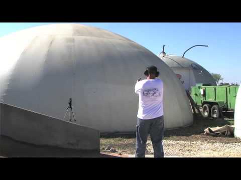 How Bulletproof is a Monolithic Dome?