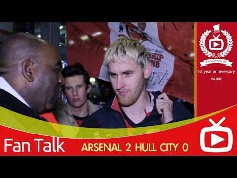 Arsenal FC 2  Hull City 0 - Blondie Surprised By Bendtner