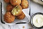 Neil Perry's salt cod fritters.