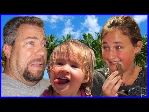 Fake Poop Prank on Dad - Dodgeball Girls - Kids Swimming in The Pool - Baby Chase