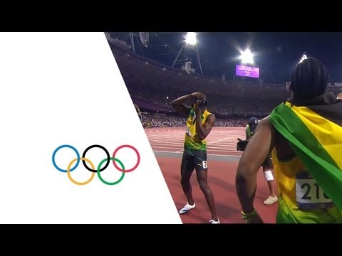 Usain Bolt Wins 200m Final -- London 2012 Olympics