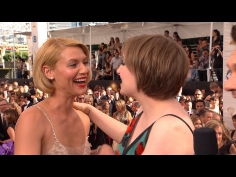 Claire Danes Crashes Dunham's Emmy Interview