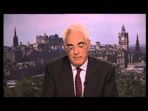 Alistair Darling - Sunday Politics Scotland: 29 Sept 2013