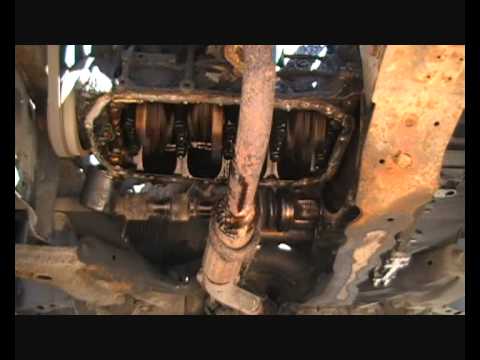 Engine Running NO OIL - NO SUMP - Seized Soild on Camera