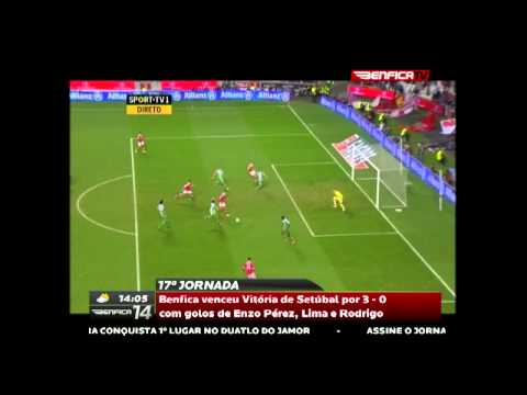 17ª jornada, SL Benfica 3-0 Vit. Setúbal