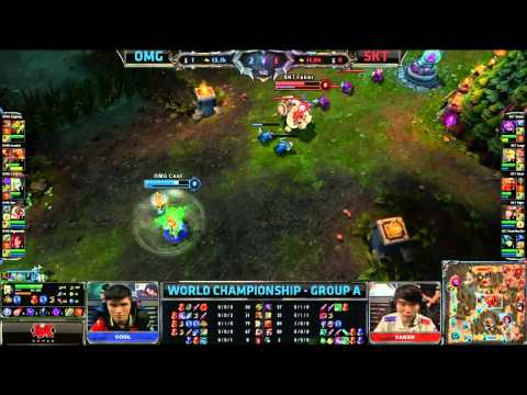 OMG vs SKT T1 | OMG vs SK Telecom T1 | Worlds 2013 Group Stage D1 | Full game HD | Faker Gragas