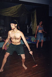 Brad Will performing at Dreamtime in the 90's.jpg