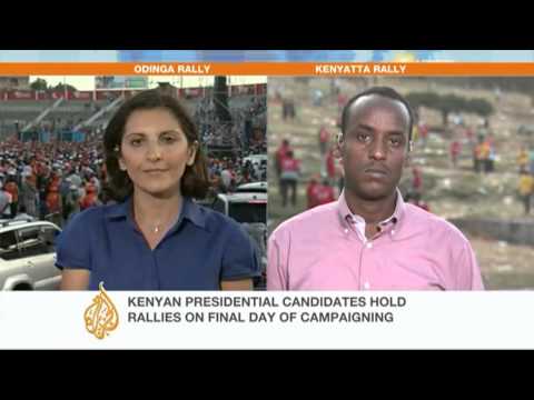 Campaigning period ends in Kenya elections