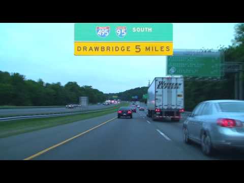 Capital Beltway I-95 & I-495 South: Washington DC