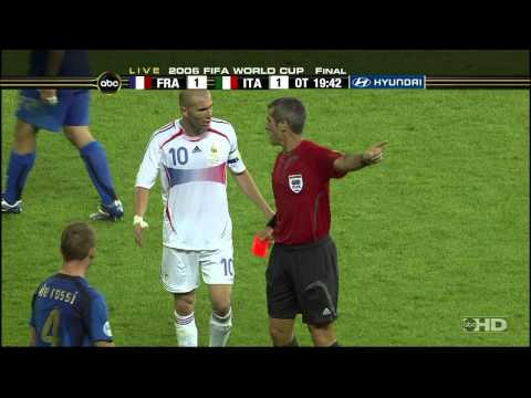 Zidane Headbutt Original Footage - 720p ABC (USA)