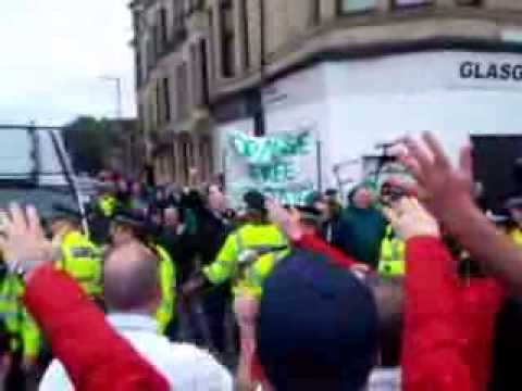 govan protest outnumbered. 21/9/2013