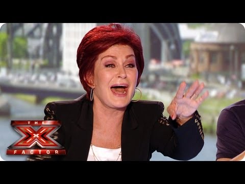 Sharon gets the giggles - The X Factor UK 2013