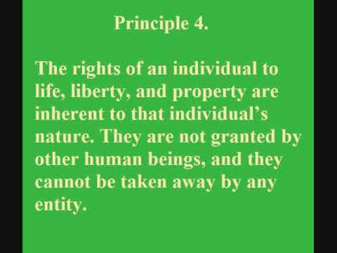 Ten Principles of Classical Liberalism