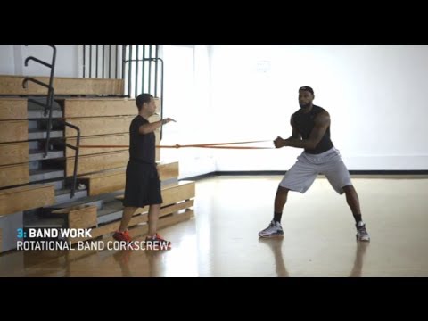 LeBron James - 1 hour workout (uncut)