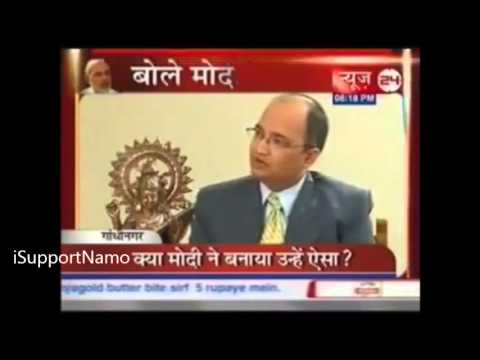 Angry Narendra Modi's Tight Slap to Reporter !