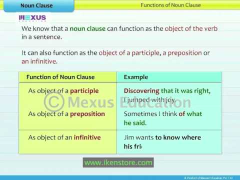 Noun Clause