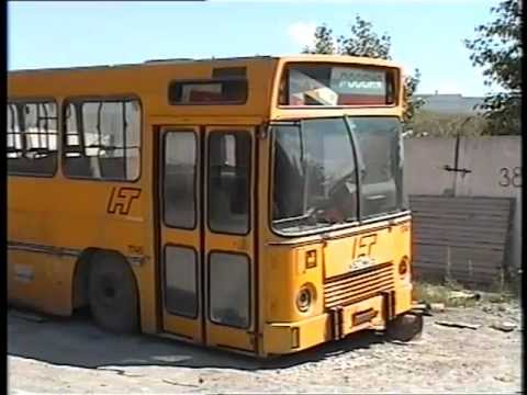 Ex. Danish Volvo buses in Satka, The Urals, Russia 2004