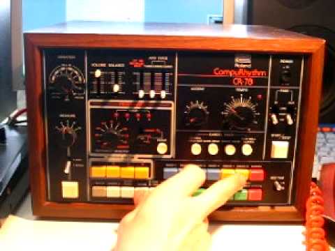 ROLAND CR-78 Analog Drum Machine 1978 + SCI TOM | HQ DEMO