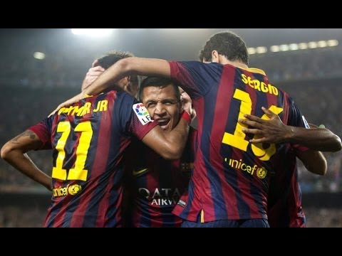 GOL alexis sanchez Barcelona vs Real madrid 2-1 Liga bbva 26/10/2013