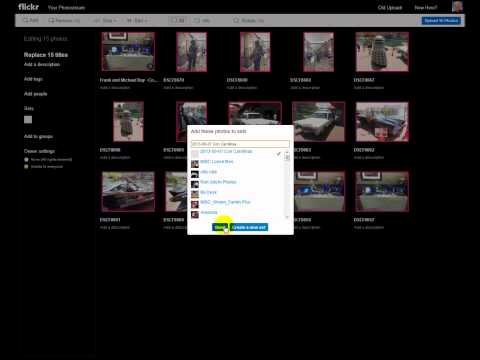 Flickr tutorial #1  Uploading, sets, and options